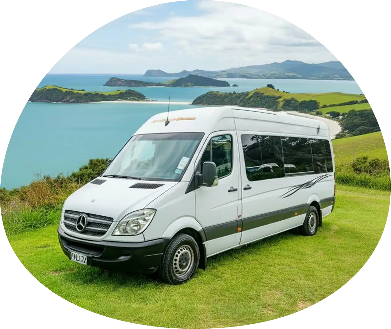 Mercedes Sprinter 2-berth motorhome – luxury campervan hire Auckland with ensuite shower
